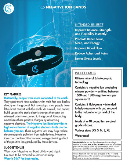 CS Negative Ion Band Extra Small