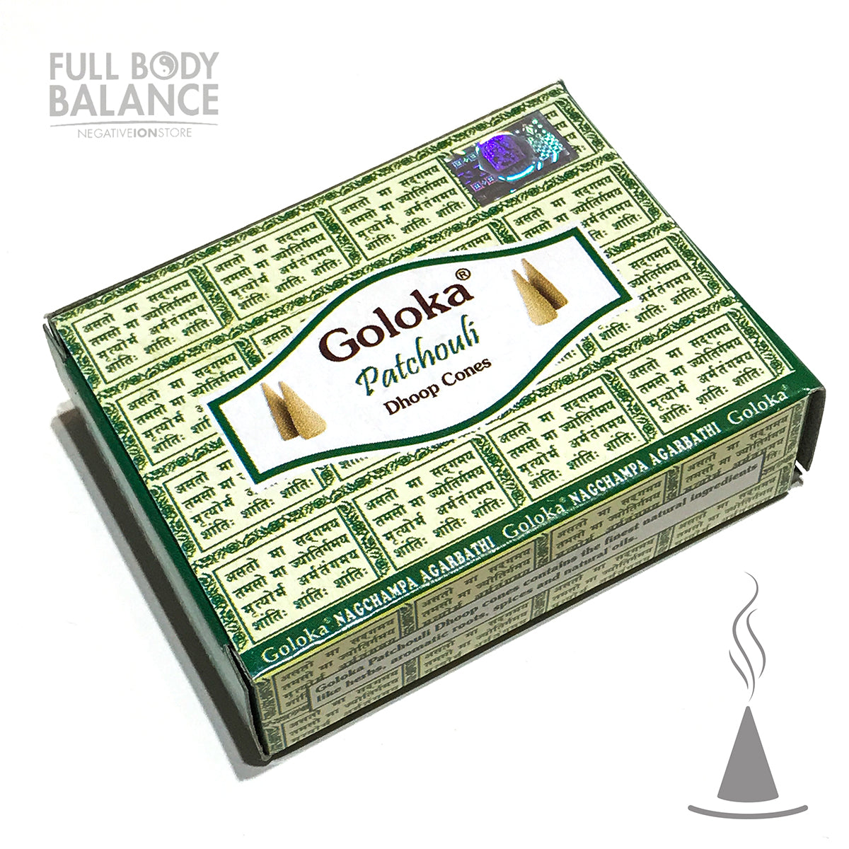 Goloka Patchouli Dhoop Cones Incense