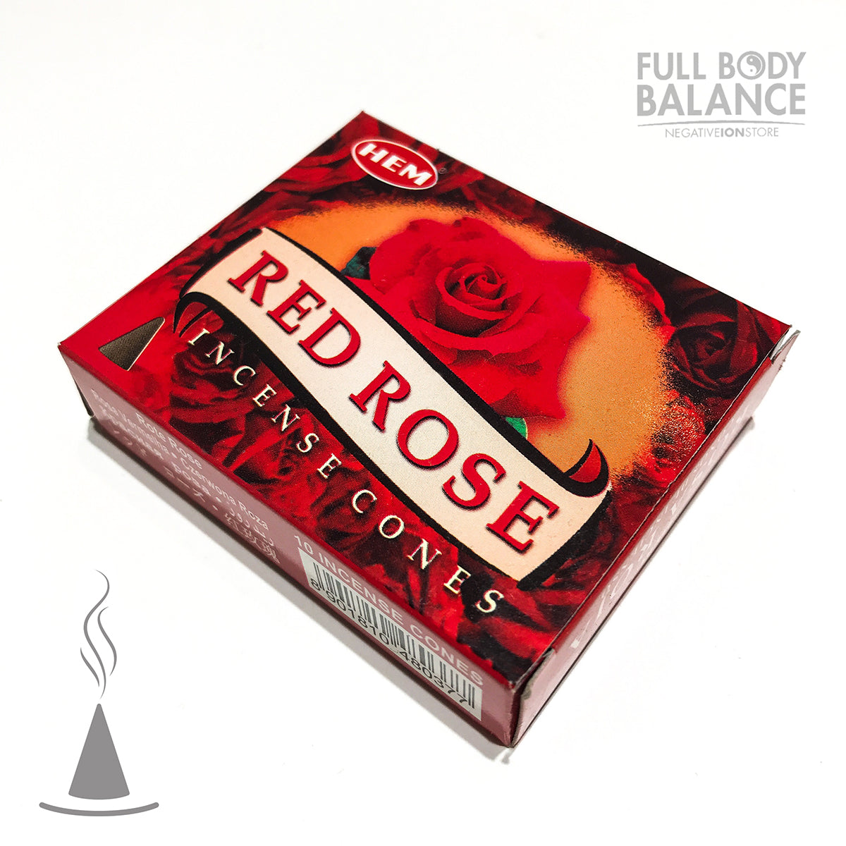 HEM Red Rose Cones Incense