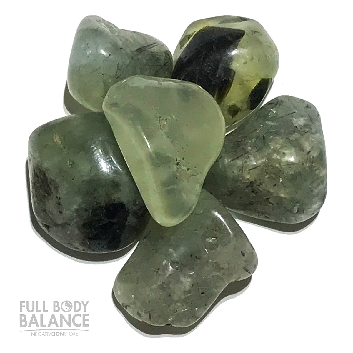 Prehnite With Epidote Tumbled