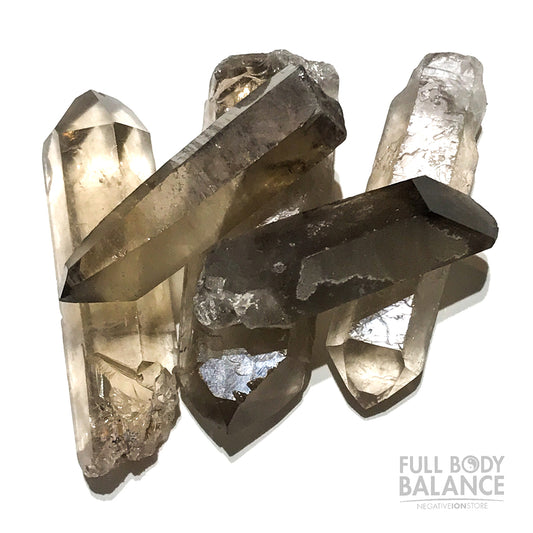 Smoky Quartz Points Tumbled