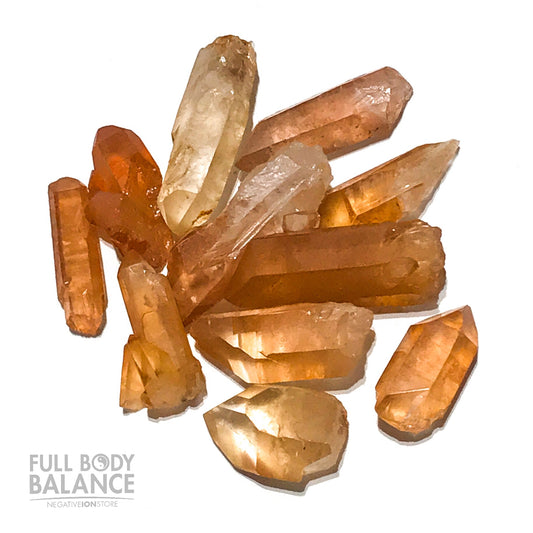 Tangerine Quartz Point Rough