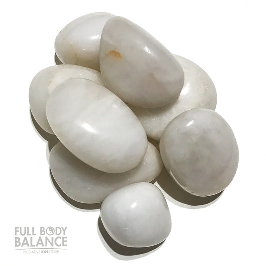 White Agate Tumbled